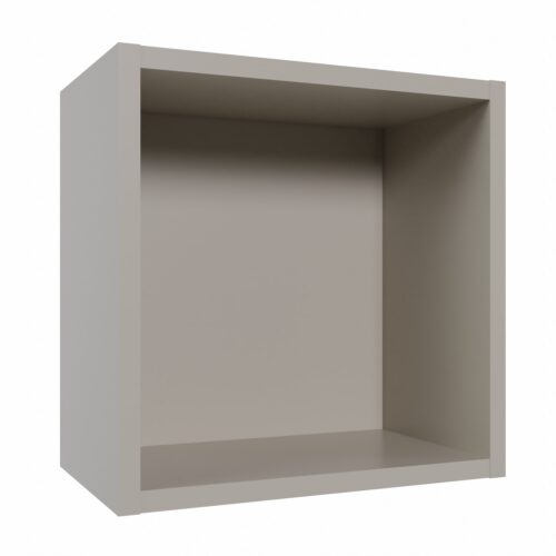 Tikub, étagère murale cube, 25x25x15cm <br> Gris Galet