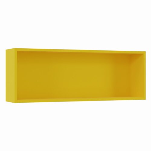 Tikub, étagère murale rectangulaire, 70x25x15cm <br> Jaune tournesol