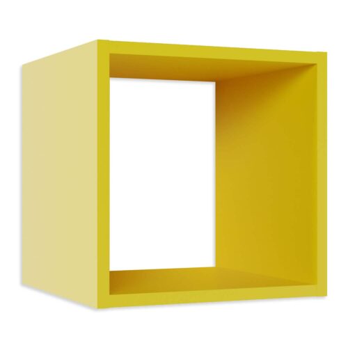 Tikub, étagère murale cube, 25x25x25cm, Sans fond