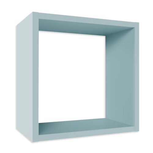 Tikub, étagère murale cube, 25x25x15cm, Sans fond