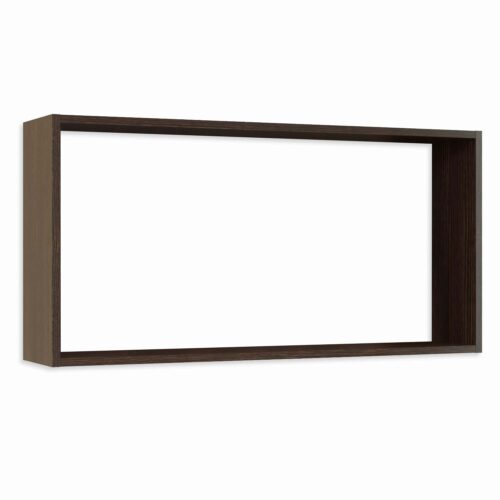 Tikub, étagère murale cube rectangulaire, 70x35x15cm, Sans fond