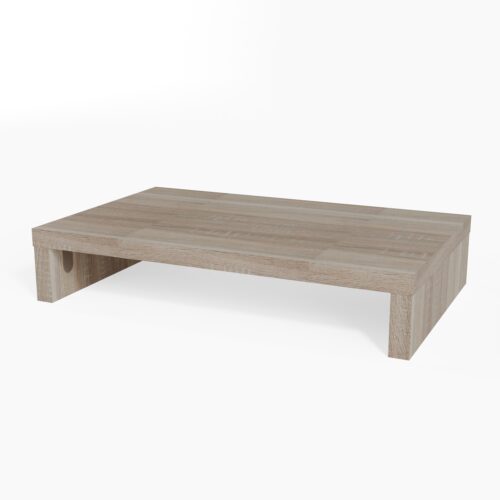 Réhausseur d'Écran en Bois Mélaminé – L40 x l25 x h8 cm – Disponible en 19 Couleurs