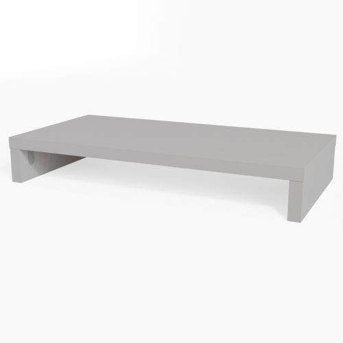 Réhausseur d'Écran en Bois Mélaminé – L50 x l25 x h8 cm – Disponible en 19 Couleurs