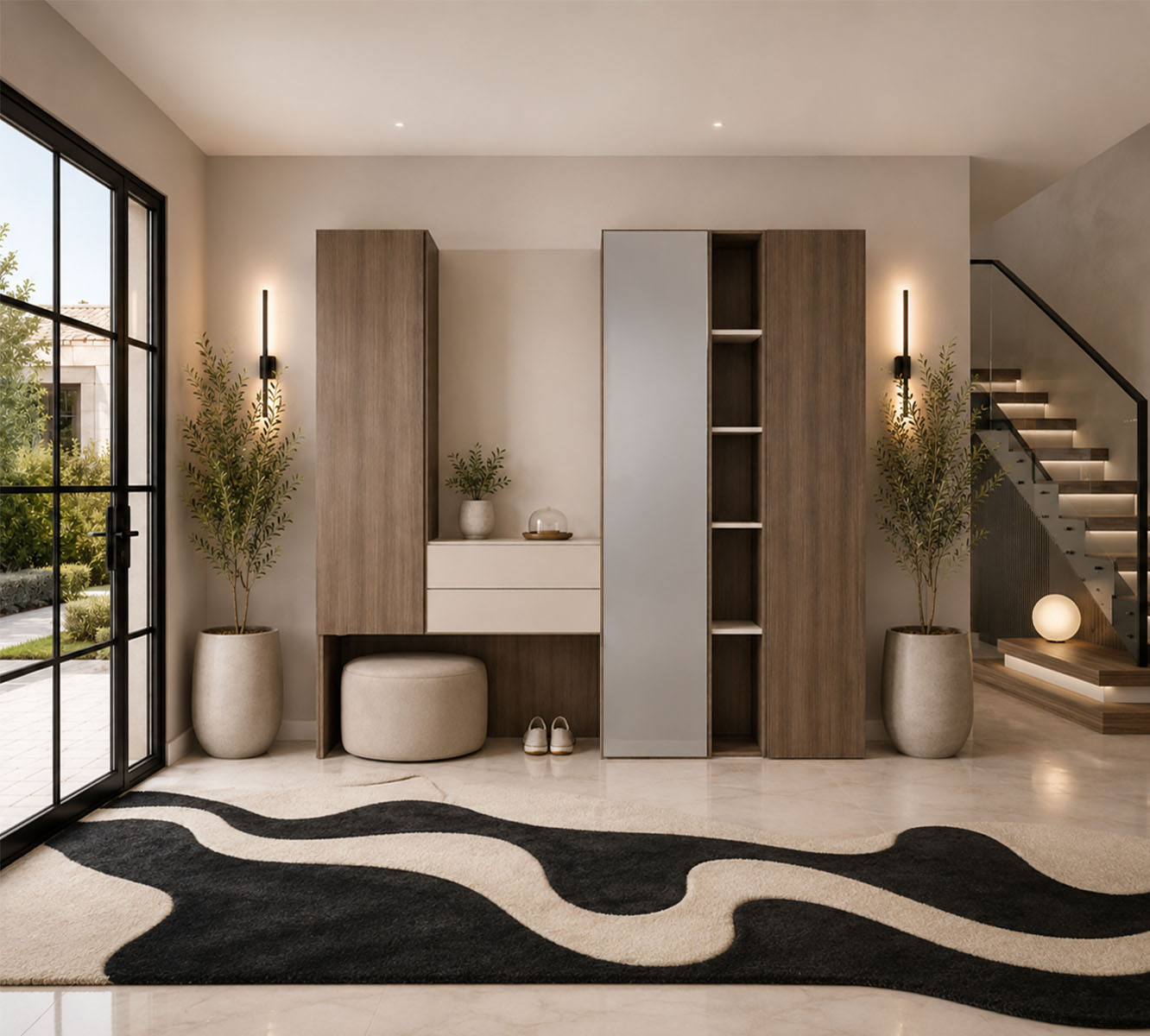 Meubles d’entrée design contemporain