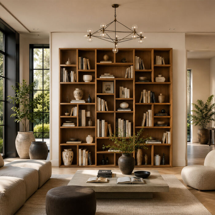 Bibliothèque design haut de gamme