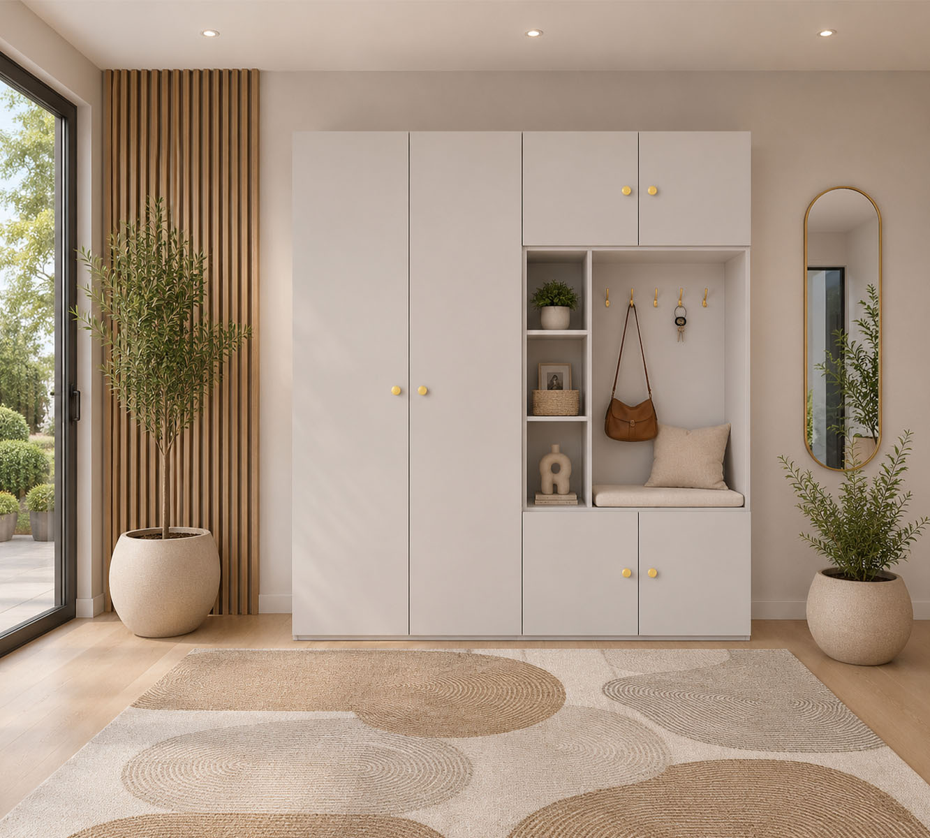 Velis, un meuble d’entrée moderne imaginée pour accueillir avec élégance