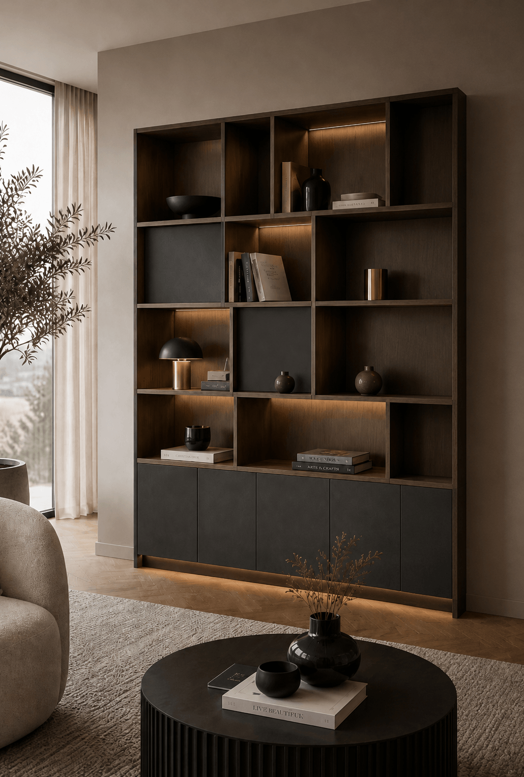 Mobilier design contemporain avec finitions premium