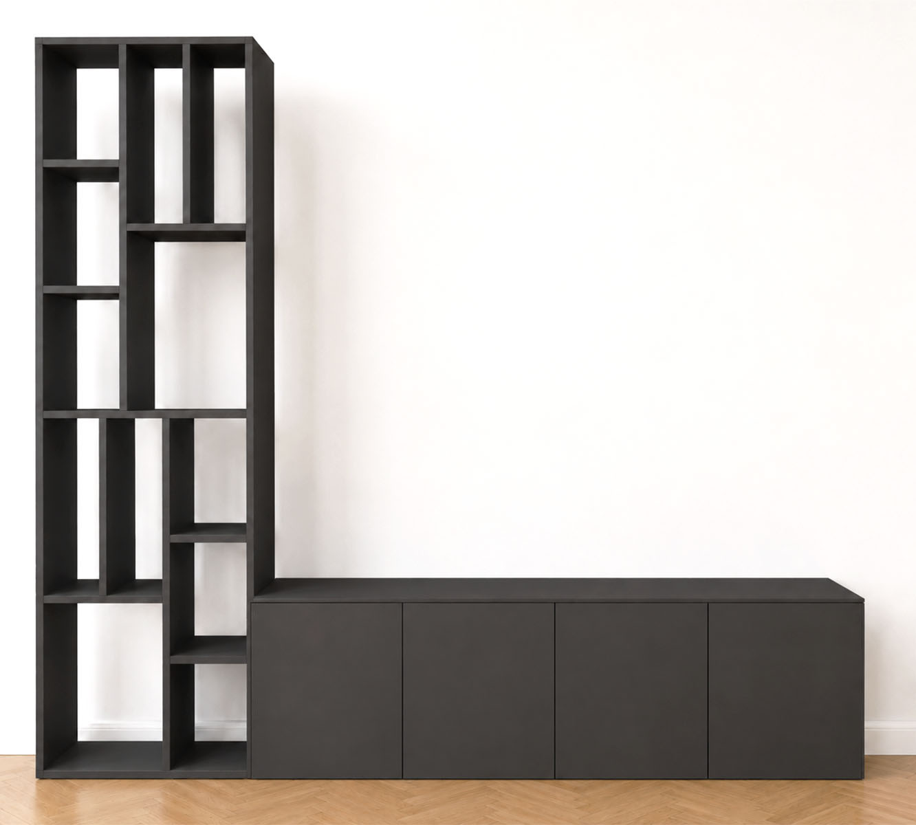 Tilia, une composition TV au design graphique, entre légèreté, rangement et élégance contemporaine – Image 3