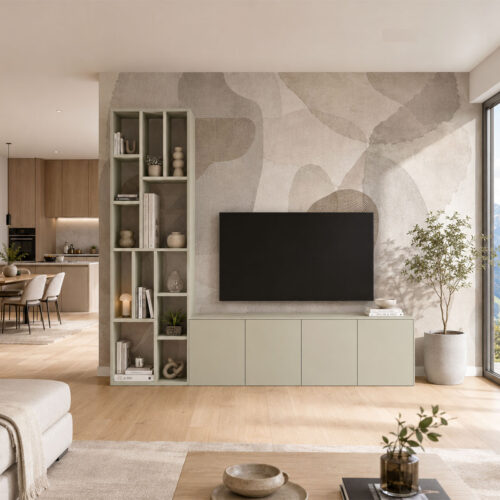 meuble tv vert