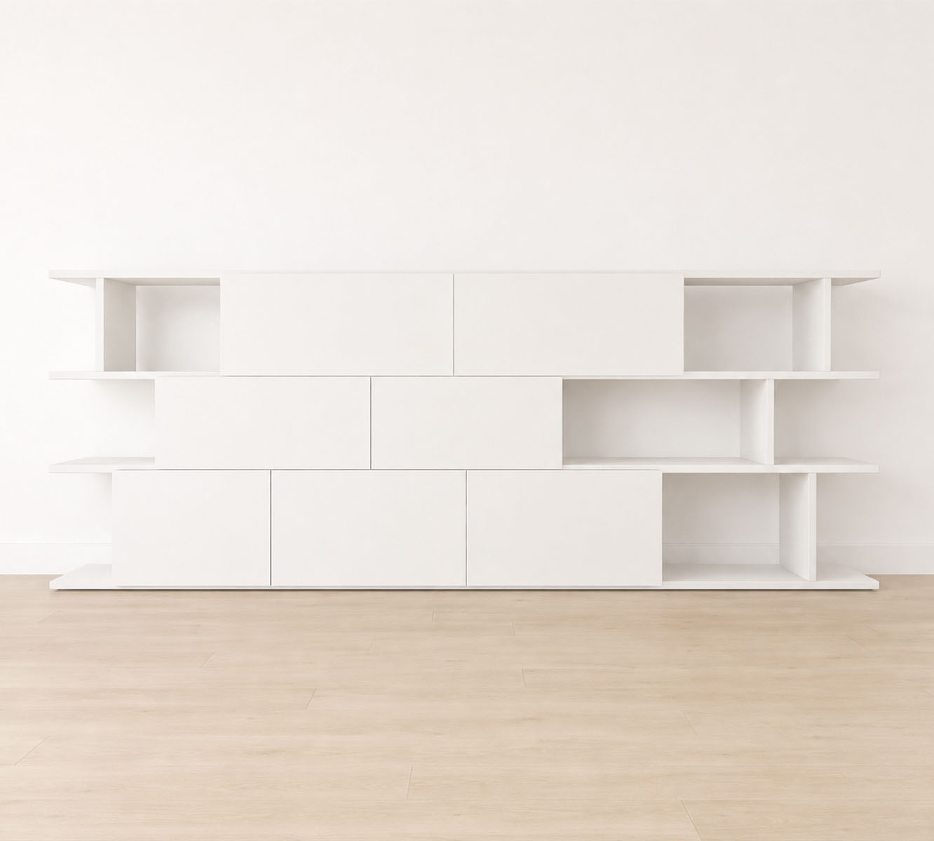 Myrta, un buffet asymétrique mêlant volumes fermés et niches ouvertes pour un design élégant et sur mesure – Image 3
