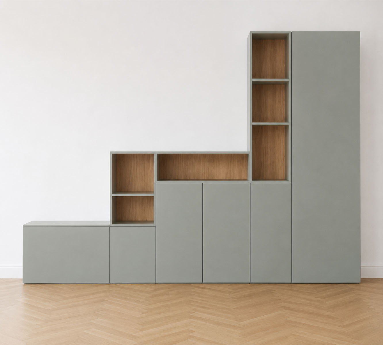 Elion, le meuble déstructuré qui compose le mur avec rythme, élégance et caractère – Image 3