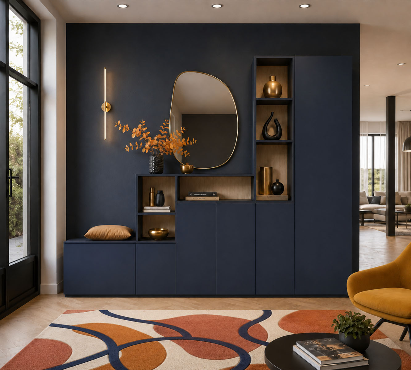 Meuble salon moderne en bois