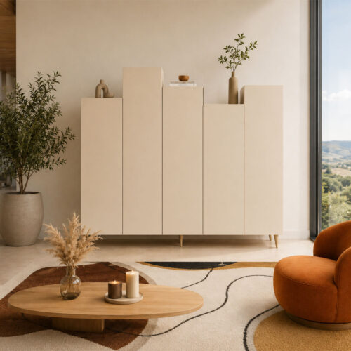 Meuble en bois salon