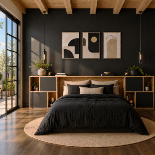 Tête de lit design contemporain