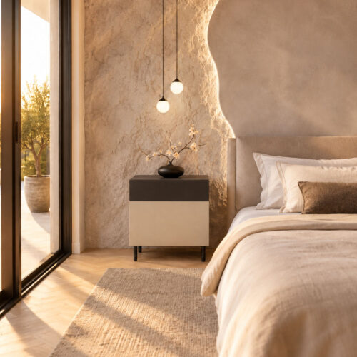 table de nuit design moderne