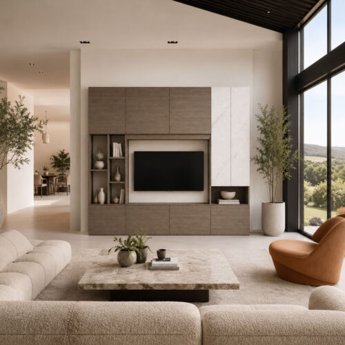 Zelk, un meuble TV design qui apporte élégance, rangement et modernité à votre salon