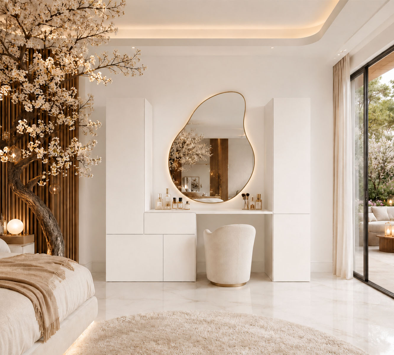 Nyla, le meuble beauté qui sublime la chambre en un espace élégant, intime et raffiné