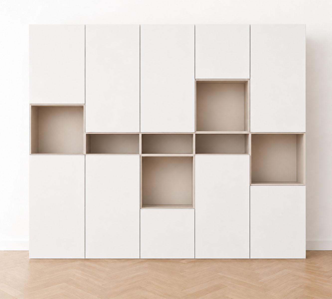 Mira, un meuble qui structure l’espace avec élégance, tout en transformant le rangement en véritable mise en scène décorative – Image 3