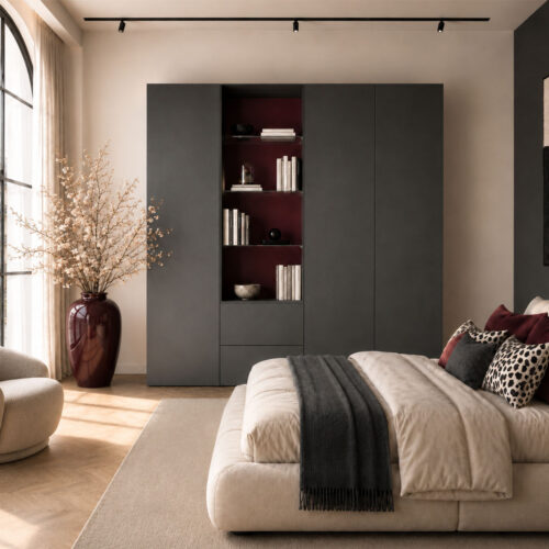 Éclipse, l’alliance d’un design minimaliste, de volumes généreux et d’une élégante niche mise en lumière
