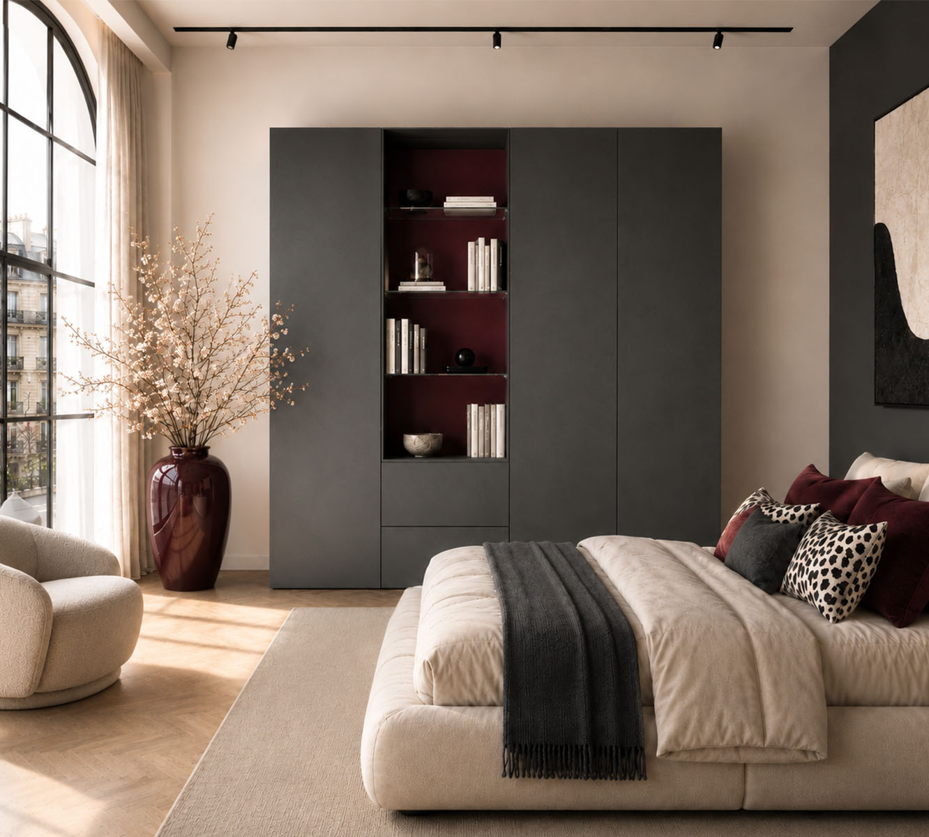 Éclipse, l’alliance d’un design minimaliste, de volumes généreux et d’une élégante niche mise en lumière